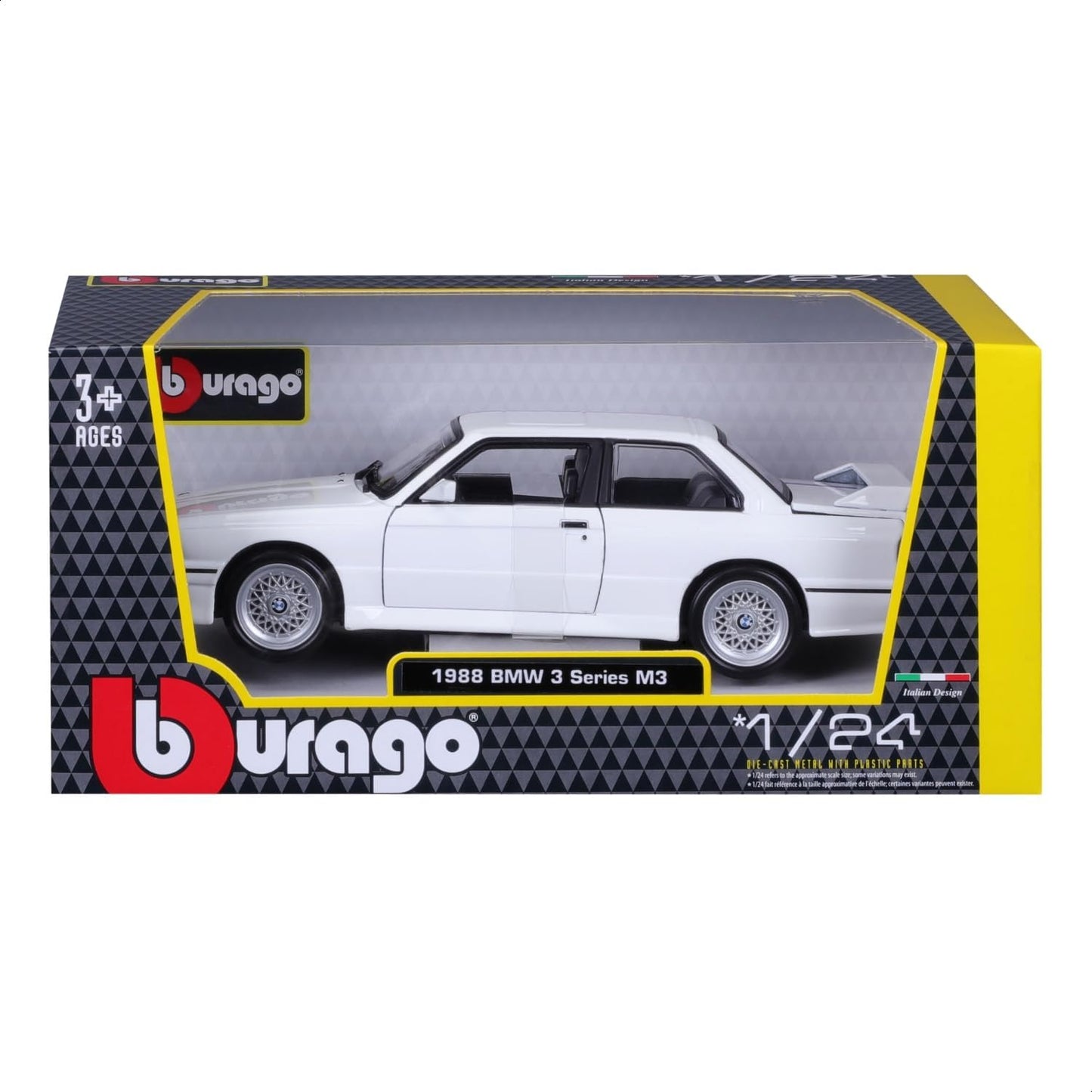 BMW M3 E30 1988 1:24 WHITE 21100WT