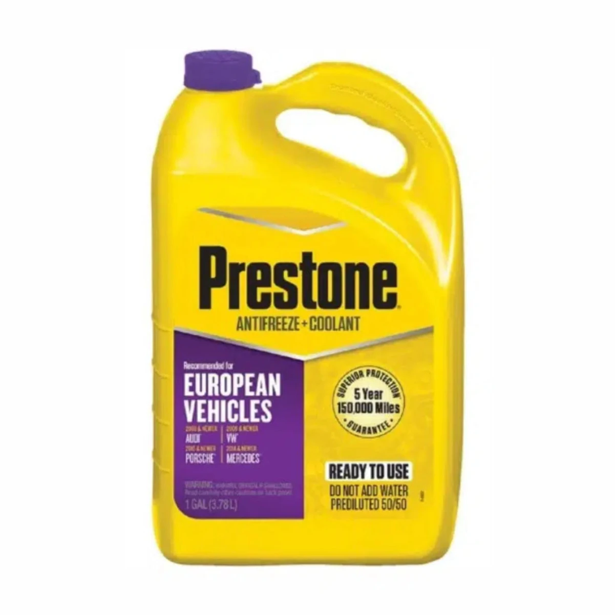 Prestone 50/50 Prediluted Antifreeze Coolant – European Vehicles