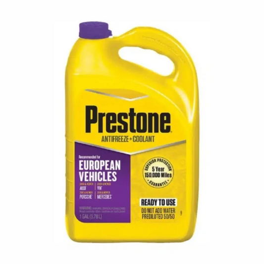 Prestone 50/50 Prediluted Antifreeze Coolant – European Vehicles