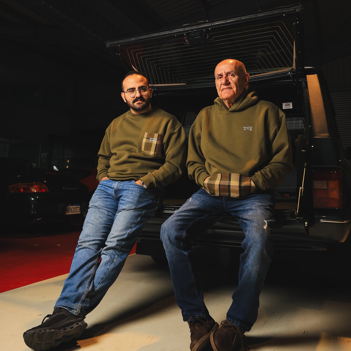 Volkswagen Westfalia Plaid Hoodie